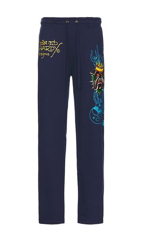 Panther Bulldog Sweatpant in Blue. - size XL/1X (also in XXL/2X) - Ed Hardy - Modalova