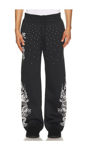 Mary Dragon Studded Boxy Zip Sweatpant in . - size L (also in M, S, XL/1X) - Ed Hardy - Modalova
