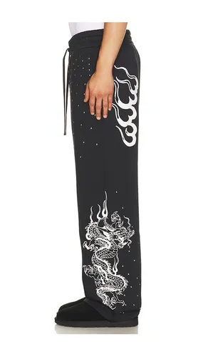 Mary Dragon Studded Boxy Zip Sweatpant in . - size L (also in M, S, XL/1X) - Ed Hardy - Modalova