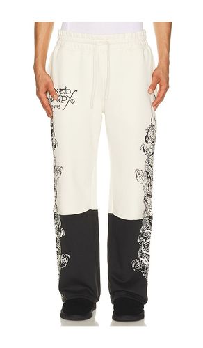 Japan Lion Rhinestone Hang Sweatpant in White. - size L (also in M, S, XL/1X) - Ed Hardy - Modalova