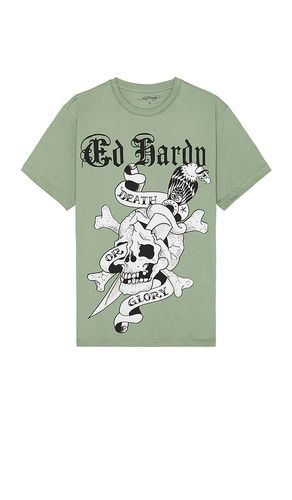 Skull Tee in Green. - size M (also in S) - Ed Hardy - Modalova