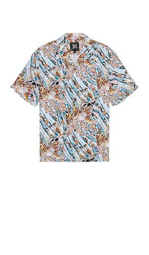 Tiger Flower Camp Shirt in Blue. - size S (also in XL/1X, XXL/2X) - Ed Hardy - Modalova