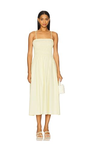 Vivian Smocked Dress in Lemon. - size L (also in M, S) - Elodie the Label - Modalova