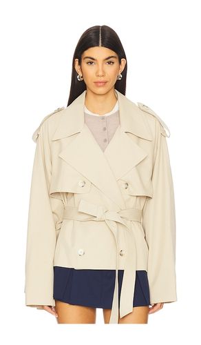 Eleanor Cropped Trench Coat in . Size L. Also in M, XL - Elodie the Label - Modalova