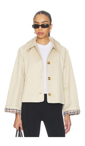 Wynn Cropped Trench Coat in . Size L. Also in M, XL, XS - Elodie the Label - Modalova