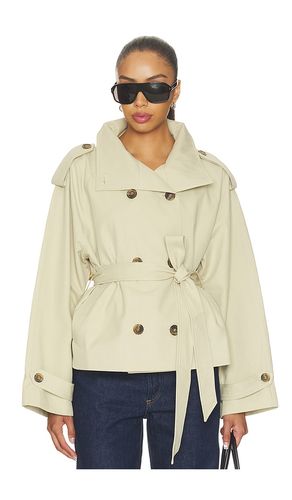 Saint Cropped Trench Jacket in . Size L. Also in M, S, XS - Elodie the Label - Modalova