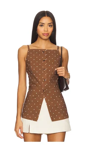 Elsie Top in Brown. - size L (also in M, S, XS) - Elodie the Label - Modalova
