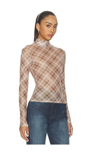 Bourbon Turtleneck Mesh Top in . Größe L. Also in M, S, XS - Elodie the Label - Modalova