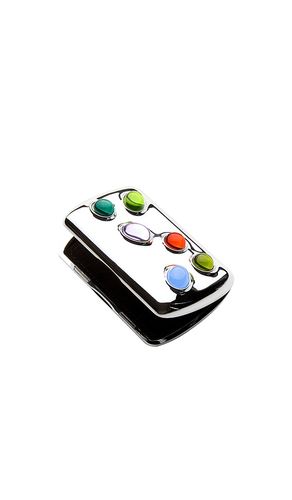 Gemstoned Card Case in - Edie Parker - Modalova