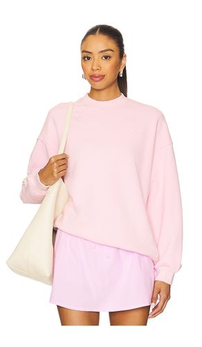 Oversized Crew Sweatshirt in Pink. - size L (also in M, S, XS) - Eleven Eleven - Modalova