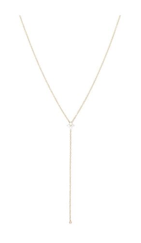 Diamond Fleur Lariat in - EF COLLECTION - Modalova