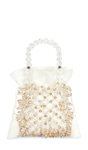 Emm Kuo Beaded Pouch in White - Emm Kuo - Modalova
