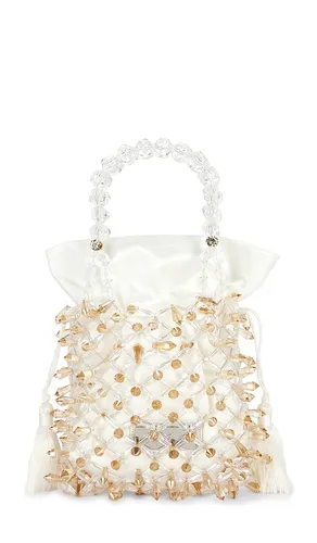 Emm Kuo Beaded Pouch in White - Emm Kuo - Modalova
