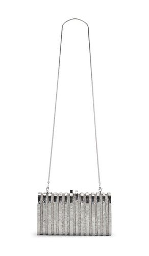 Emm Kuo Clutch in Metallic Silver - Emm Kuo - Modalova