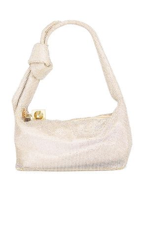 Waverly crystal mesh mini hobo in color metallic gold size all - Emm Kuo - Modalova