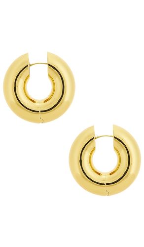 Pendientes de aro jumbo devon hoops en color oro metálico talla all - Eliou - Modalova