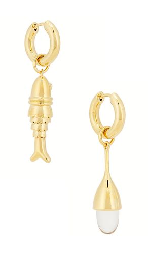 Costa earrings in color metallic size all - Eliou - Modalova