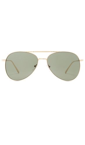 Alpha Sunglasses in Metallic Gold - AIRE - Modalova