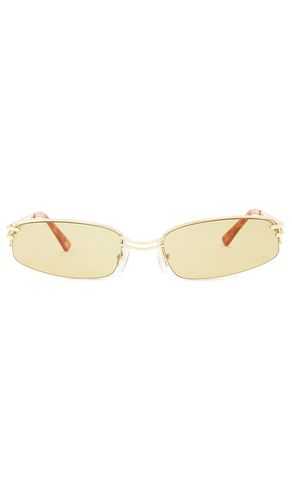 Helix Sunglasses in Metallic Gold - AIRE - Modalova