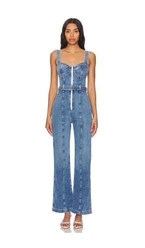 Anna Bustier Jumpsuit in Blue. - size M (also in S, XS) - ETICA - Modalova