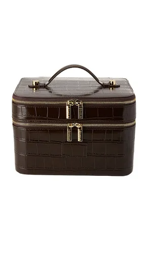 Neceser de maquillaje duo vanity case en color chocolate talla all - ETOILE COLLECTIVE - Modalova