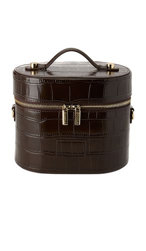Neceser de maquillaje oval toiletry case en color chocolate talla all - ETOILE COLLECTIVE - Modalova