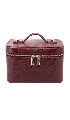 Mini neceser mini vanity case en color burgundy talla all - ETOILE COLLECTIVE - Modalova