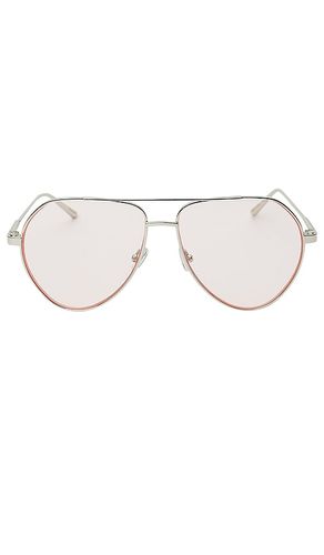 Sammy Sunglasses in Metallic Silver - Elisa Johnson - Modalova