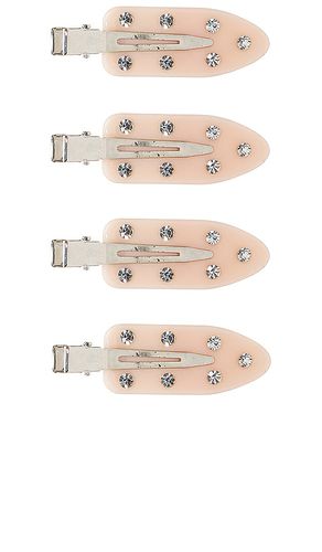 Emi Jay Popstar Clip Set in Beige - Emi Jay - Modalova