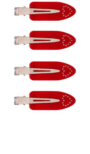 Popstar clip set in color red size all in - Red. Size all - Emi Jay - Modalova