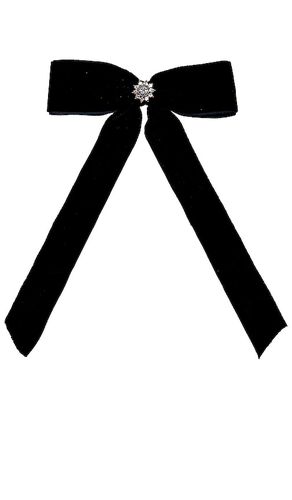 Broche bow en color negro talla all en - Black. Talla all - Emi Jay - Modalova