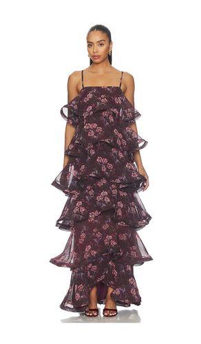 Rosaria Strapless Tiered Gown in Purple. - size M (also in S, XS) - ELLIATT - Modalova