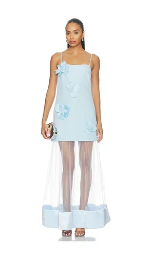 Reina 3d Floral Gown in Baby Blue. - size S (also in L) - ELLIATT - Modalova