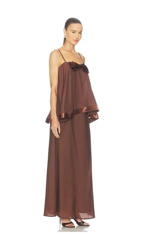 Rosera Satin Bow Maxi Dress in . Größe S. Also in XS, M, L, XL - ELLIATT - Modalova