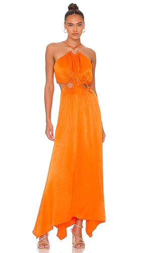 Visitant maxi dress in color orange size M in - Orange. Size M (also in L, S, XL, XS, XXL, XXS) - ELLIATT - Modalova