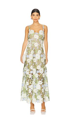 Flora Midi Dress in Green. - size L (also in M) - ELLIATT - Modalova