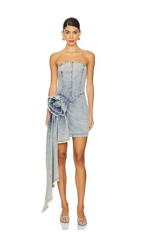 Giselle Denim Mini Dress in Denim-Light. - size L (also in M, S, XL, XS) - ELLIATT - Modalova