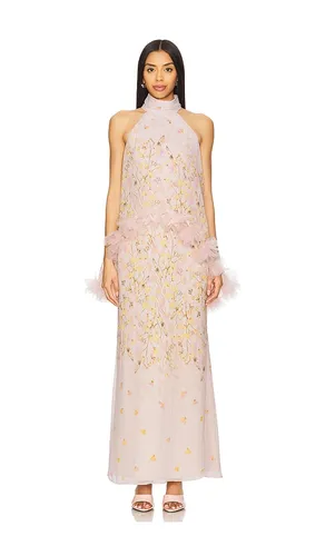 Tulsia Cape Maxi Dress in Pink. - size M (also in S, XS) - ELLIATT - Modalova