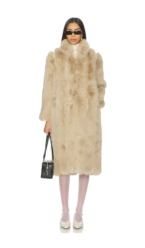 Lux Faux Fur Coat in . - size M (also in S) - ELLIATT - Modalova