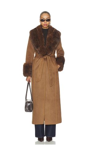 Veldra Fur Panel Coat in . - size L (also in M, S, XL, XS) - ELLIATT - Modalova