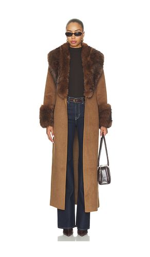 Veldra Fur Panel Coat in . - size XS (also in S, M, L) - ELLIATT - Modalova