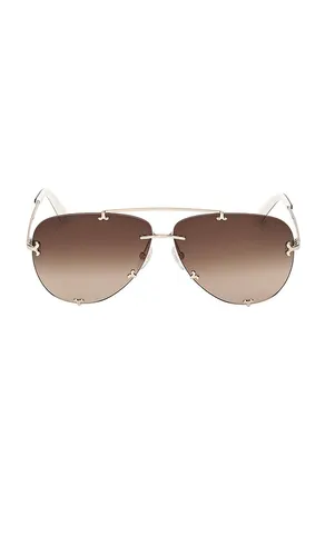 Gafas de sol en color oro metálico talla all - Pucci - Modalova