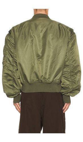 Cropped Broad Bomber in Green. - size S (also in M, L, XL/1X) - Entire Studios - Modalova