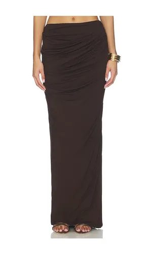 Drape Skirt in Chocolate. - size XS (also in XXS) - Entire Studios - Modalova