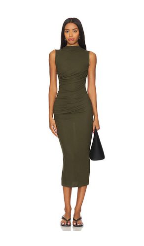 Vestido midi en color militar talla M en - Army. Talla M (también en L, S, XL, XS) - Enza Costa - Modalova