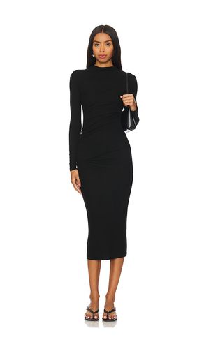 Silk Knit Long Sleeve Twist Midi Dress in . - size L (also in M, S, XL, XS) - Enza Costa - Modalova