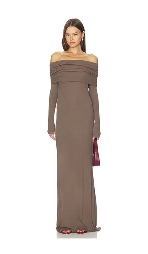 SEIDENRIPPKLEID MIT SCHULTERFREIEM, FLIESSENDEM KLEID in . Größe S. Also in XS, M, L - Enza Costa - Modalova