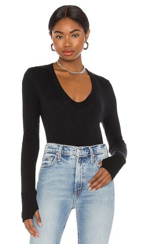 Cashmere Fitted V Neck Sweater in . - size L (also in M, S, XL, XS) - Enza Costa - Modalova