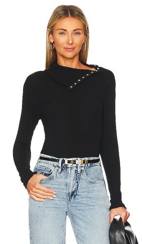Sweater Knit Split Collar Top in . Size XS - Enza Costa - Modalova