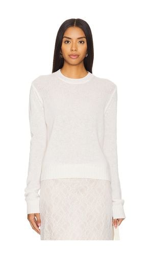 Cashmere Easy Crew Neck Sweater in Ivory. - size L (also in M) - Enza Costa - Modalova